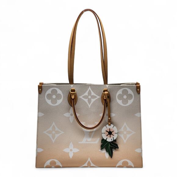 Louis Vuitton OnTheGo Tote By The Pool Monogram Giant GM Multicolor Peach Brume - Picture 5 of 10